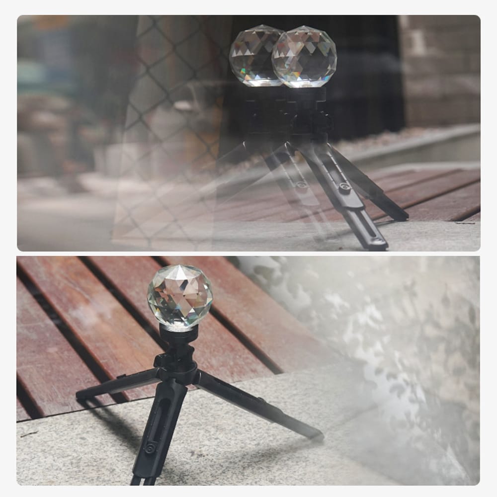 Photography Crystal Optical Glass Photo Ball with 1/4'' - triangular prism