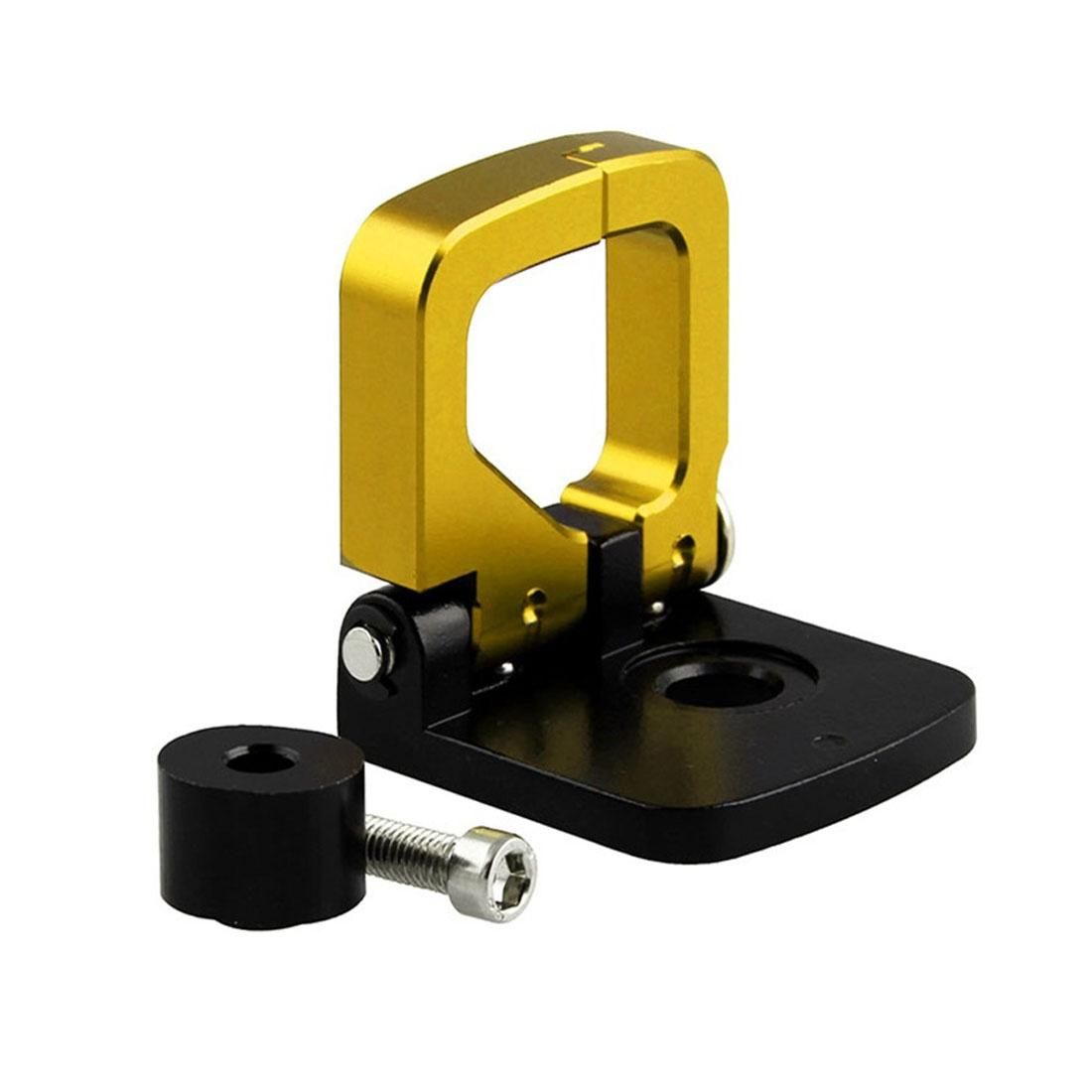 Modified Motorcycle Aluminium Alloy Square Hook Handlebar Holder (Gold)