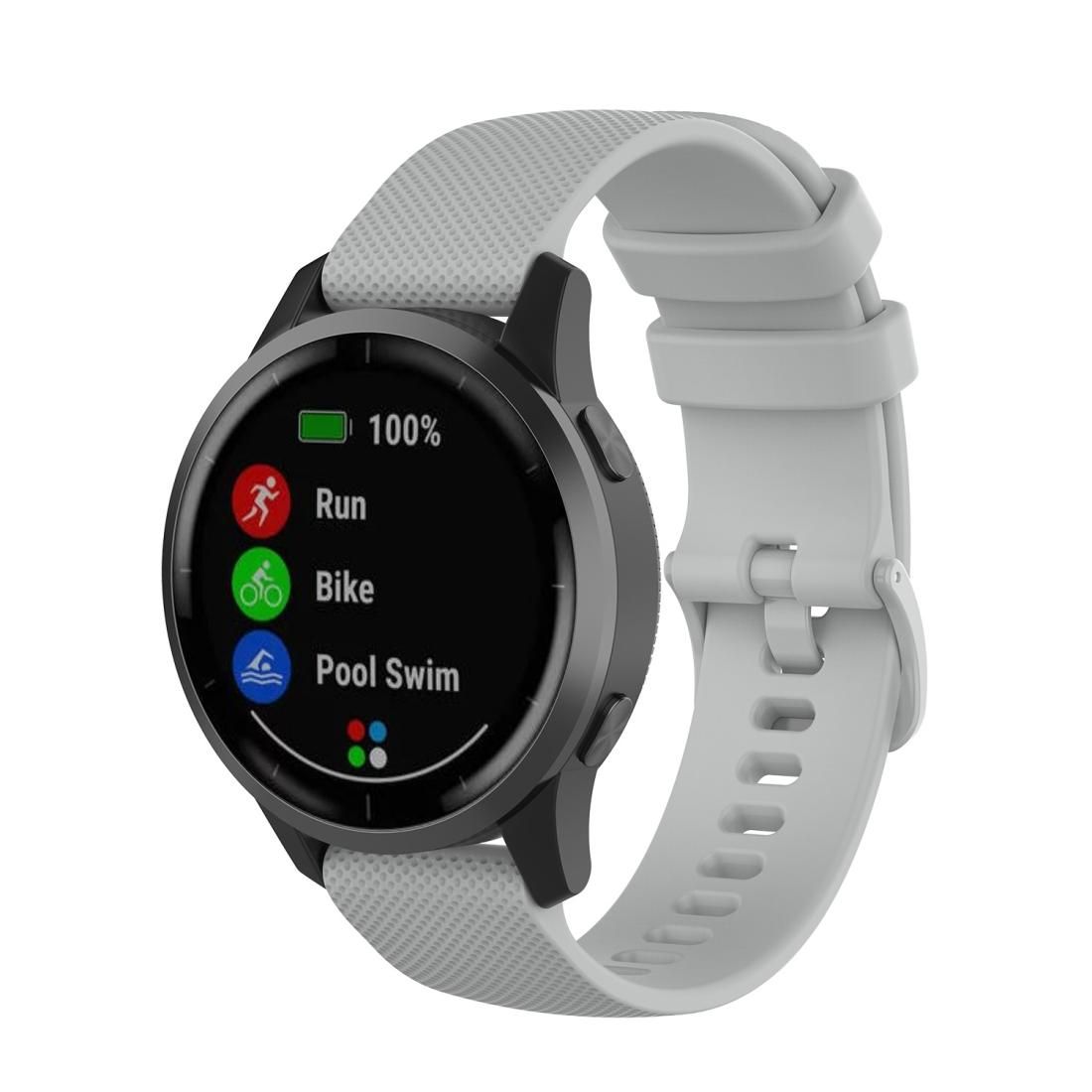 22mm For Huawei Watch GT2e GT2 46mm Silicone strap (Gray)
