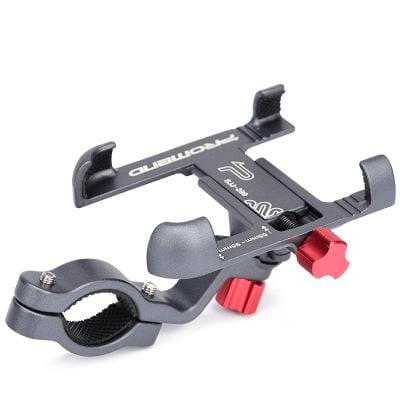 360 Rotate Eagle Claw Bionic Bike Phone Holder Mount Aluminum Bicycle Motocycle Handlebar Cellphone Stand Bracket (Titanium)