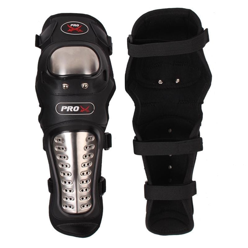 PRO-BIKER HX-P15 Cross Country Leggings Motorcycle Protective Gear Stainless Steel Knee Pads