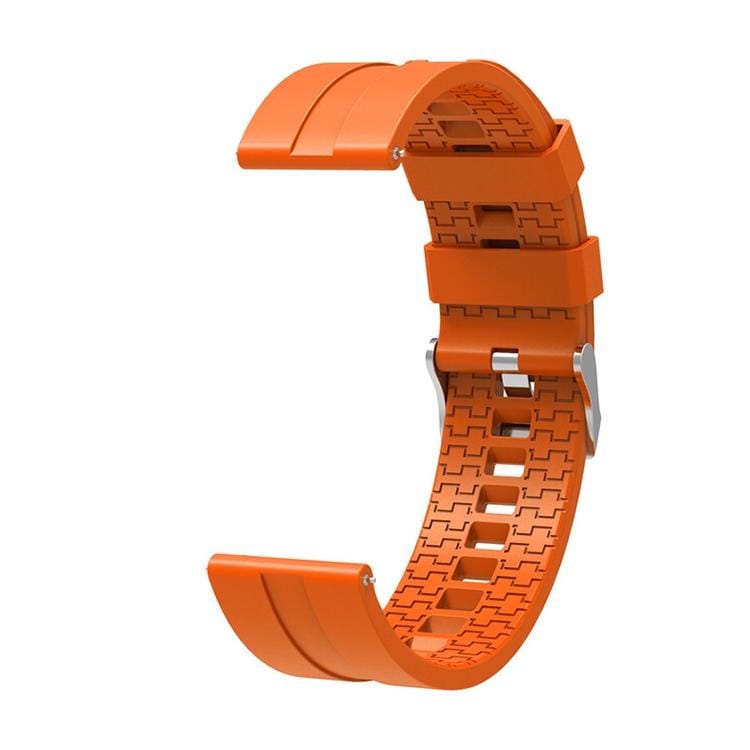 Suitable For Xiaomi Haylou Solar Watch Silicone Strap Length: 21cm (orange)