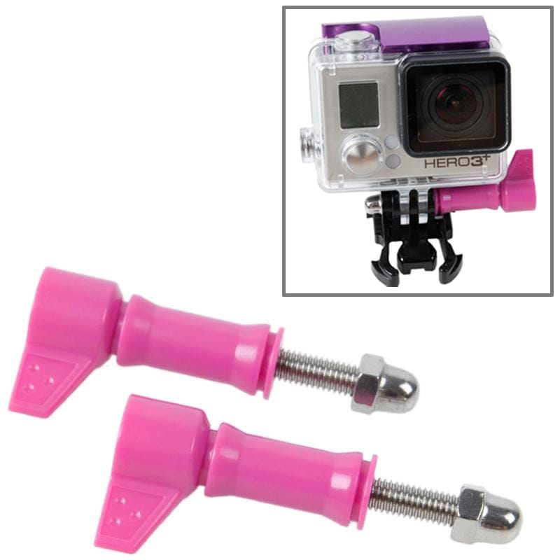2 PCS TMC HR213 L-Shape Tighter Torque Screw for GoPro HERO4 /3+ /3 /2 (Purple)