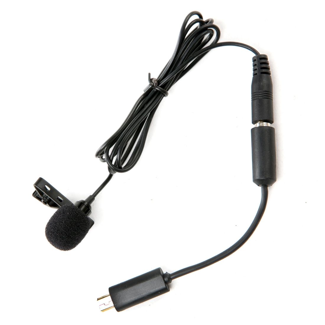 BOYA BY-LM20  Omni-directional Lavalier Condenser Microphone with Tie Clip for GoPro HERO4 /3+ /3, DSLR Cameras (Black)