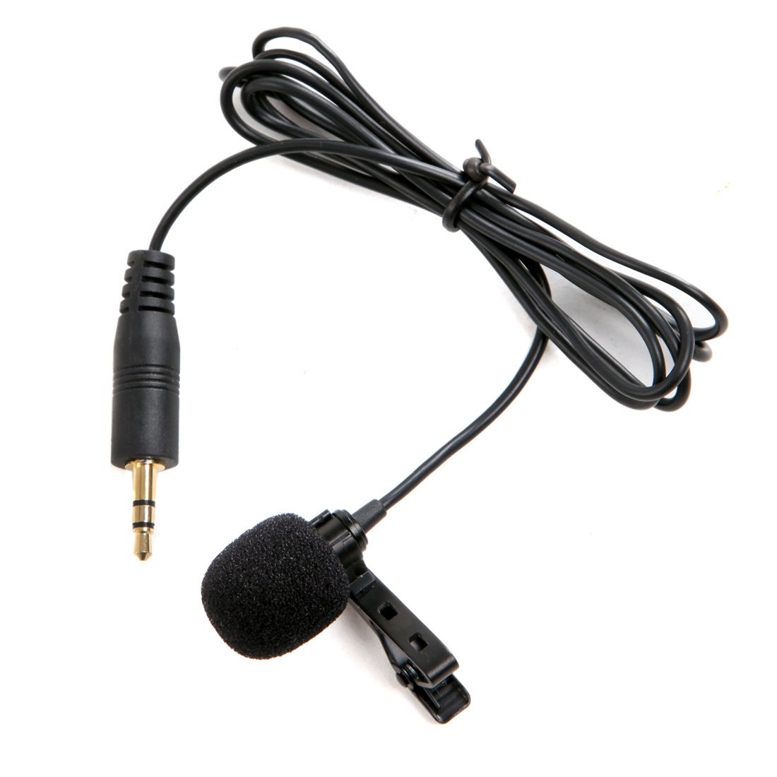 BOYA BY-LM20  Omni-directional Lavalier Condenser Microphone with Tie Clip for GoPro HERO4 /3+ /3, DSLR Cameras (Black)