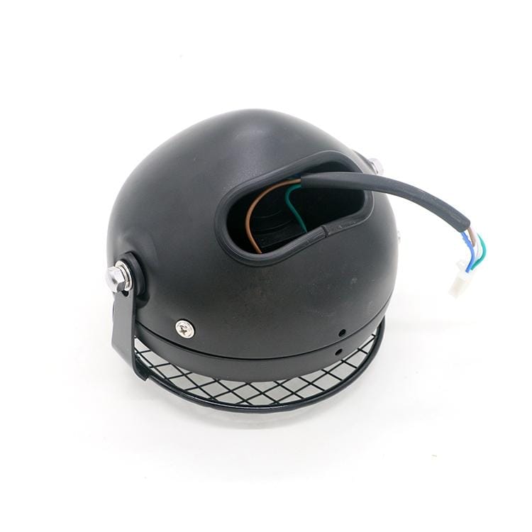 Motorcycle Reticular Retro Lamp LED Headlight Modification Accessories for Halley CG125 / GN125 (White)