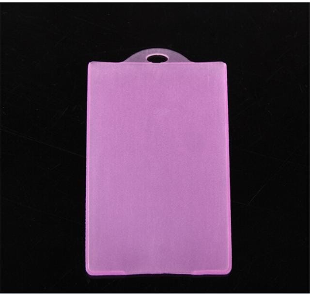 Travel Passport Card Holder Waterproof Pouch ID Case Bus Pass Cases Bussiness Note Holder Desk Organizer (Pink)