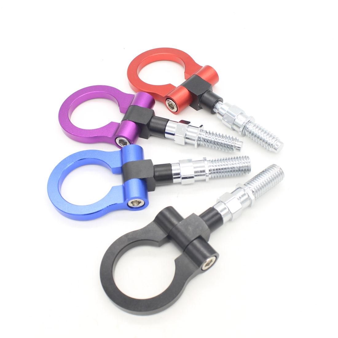 5pcs Universal Racing Car Tow Hook Fit For BMW E46 E81 E30 E36 E90 E91 and other European Car Auto, Random Color Delivery