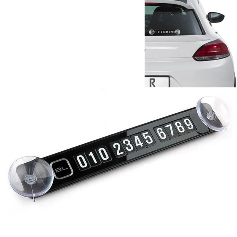 Car Magnetic Puzzle Phone Number Parking Plate