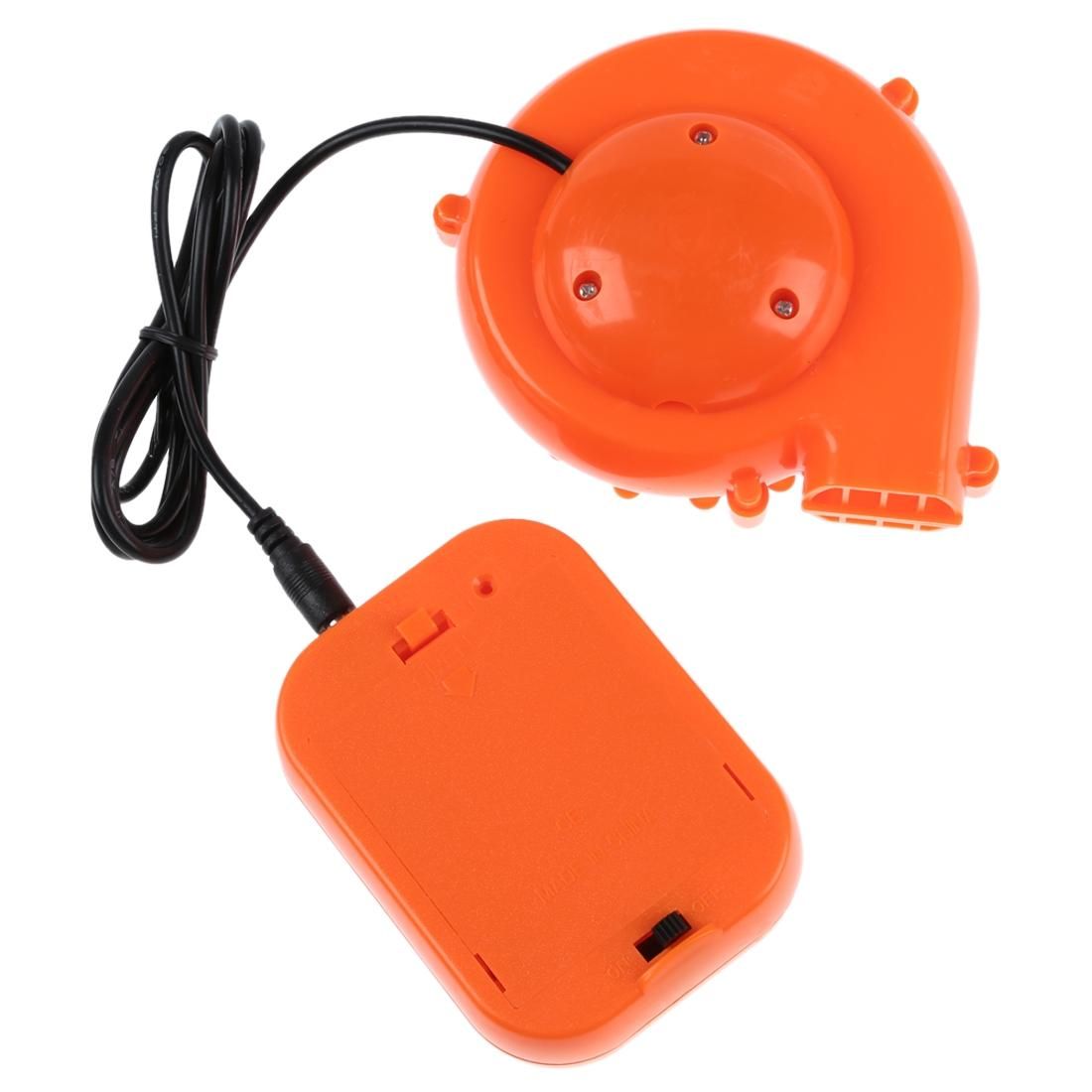 Low Noise Plastic DC Mini Blower Can Be Used for Mascot Head Car Clothing Inflatable (Orange)