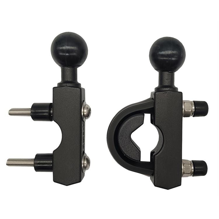 Motorcycle Handlebar Bracket Fixed Accessories Strip Shaped Ball Head, Compatible with Round Pipe Diameter: 15-33mm