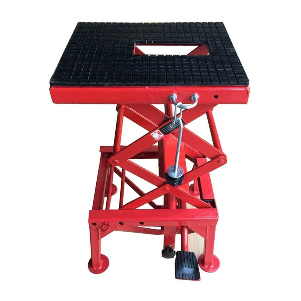 Steel Scissor Lifting Adjustable Platform for Motorcycle, Load-bearing: 300lbs