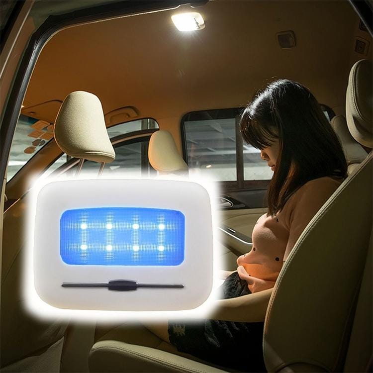 Car Interior Wireless Intelligent Electronic Products Car Reading Lighting Ceiling Lamp LED Night Light, Light Color:Blue Light (White)