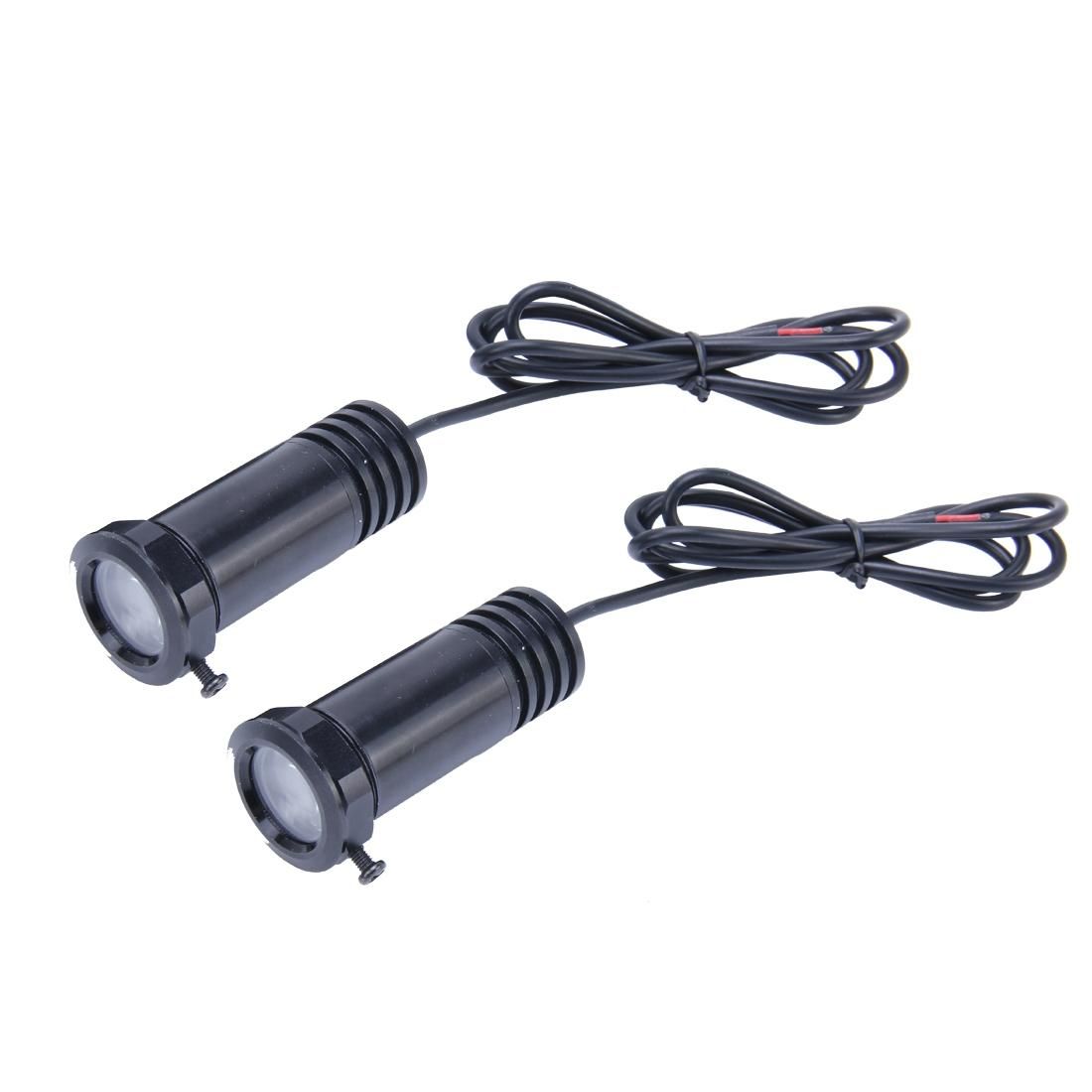 Car Door LED Laser Welcome Decorative Light, LED Laser for Ford Logo (Black)