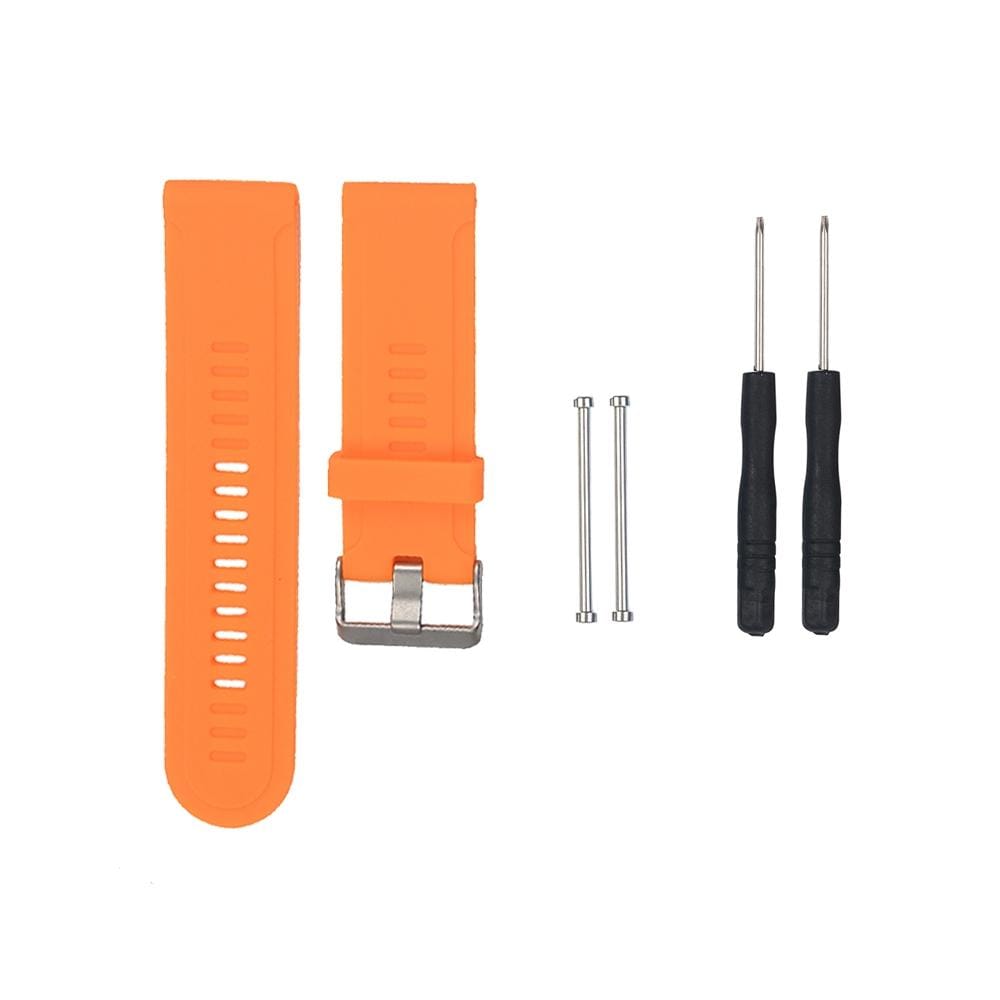 For Garmin Fenix3 HR Silicone Replacement Wrist Strap Watchband (Lime Green)