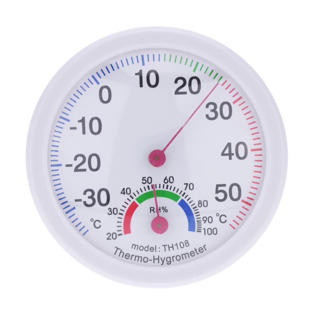 '-35~55 C Mini Indoor Analog Temperature Humidity Meter