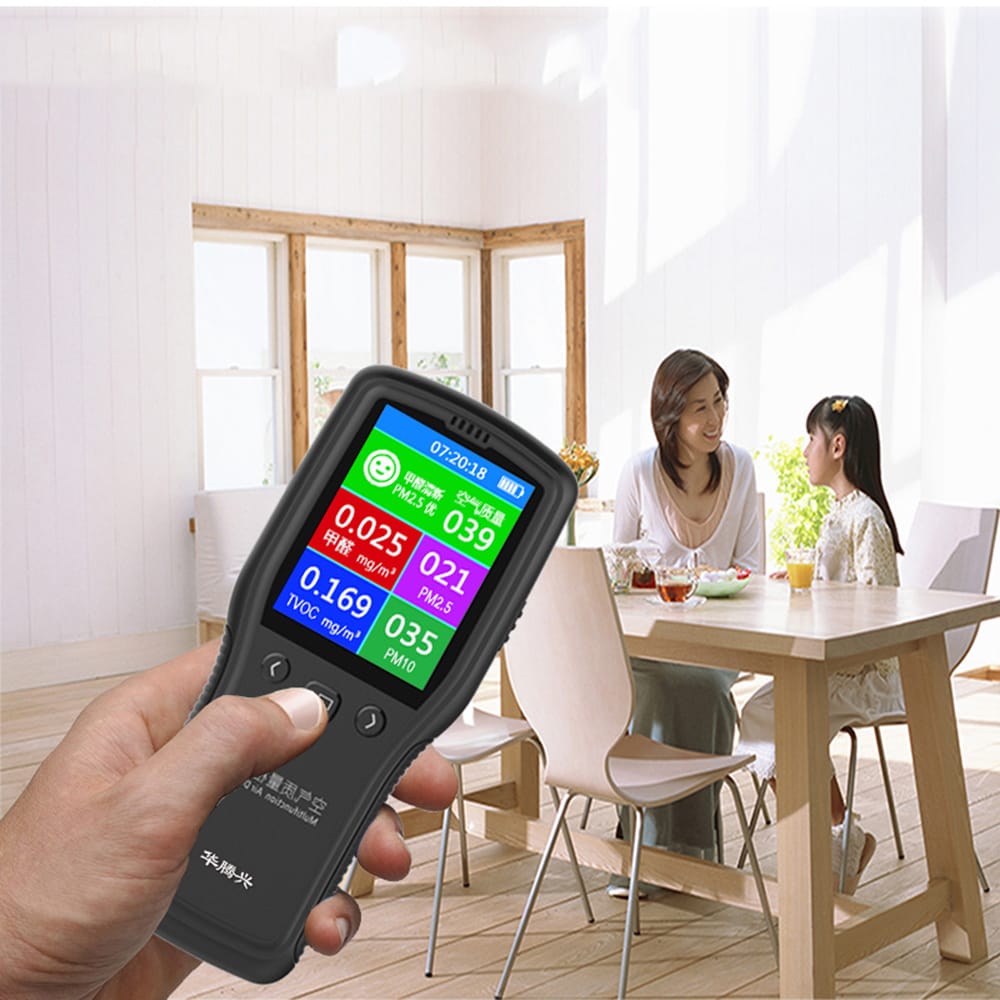 8 in 1 Detector Air Quality Monitor PM2.5 PM10 Formaldehyde