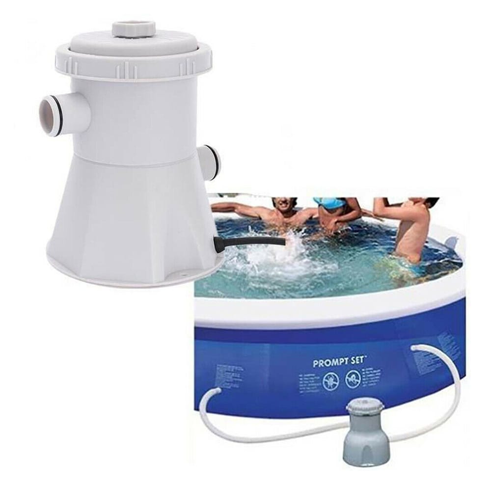 Swimming Pool Electric Filter Pump Water Cleaning Tool Above - EU Plug
