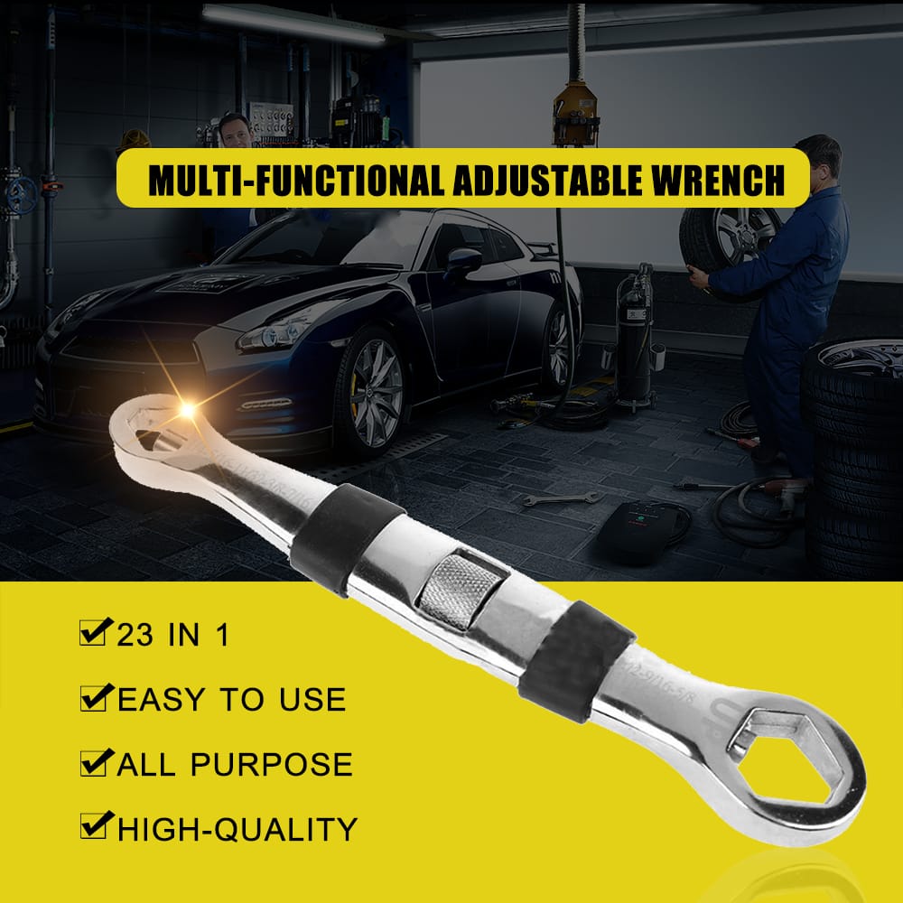 Multi Functional Adjustable Wrench All Purpose 23 in 1