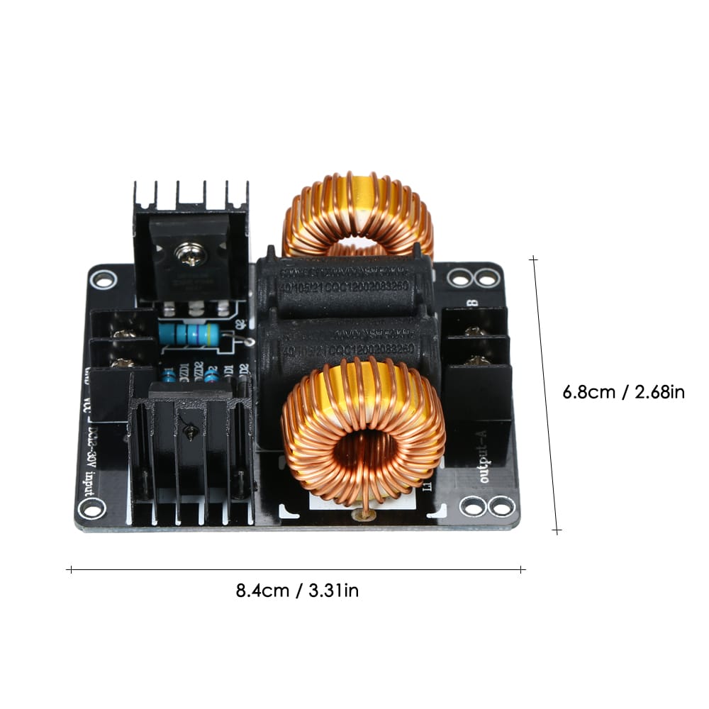 ZVS 1000W Low Voltage Induction Heating Board Module Flyback