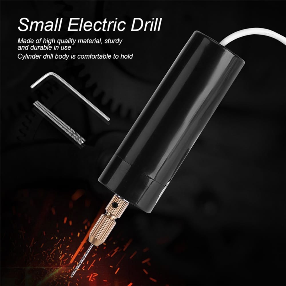 Portable Mini Electric Drills Handheld Micro USB Drill with