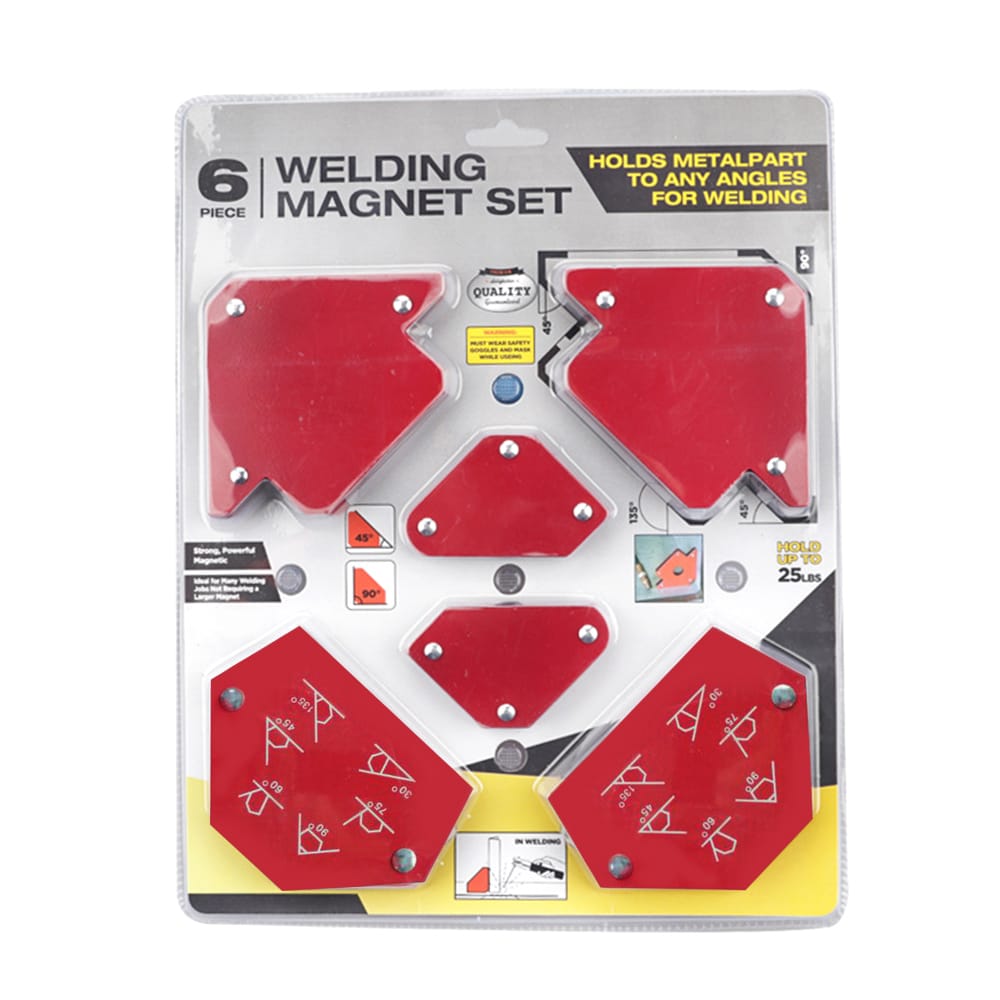 6PCS Magnetic Welding Triangulation Positioner Without