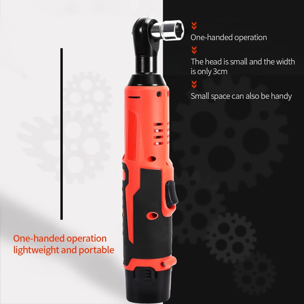 Electric Ratchet Wrench 12V 3/8 inch Cordless Rechargeable - EU Plug