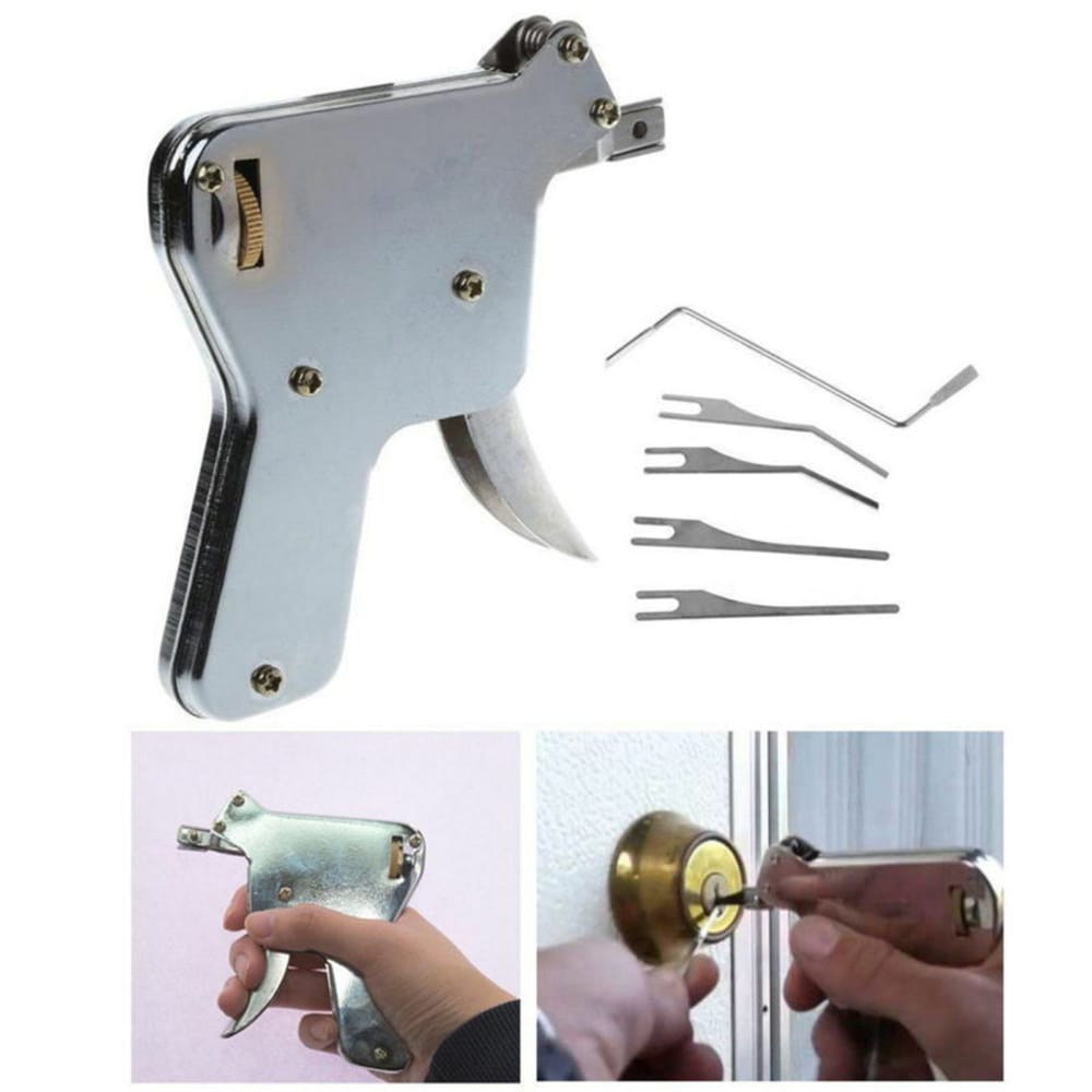 Unlocking Strong Lock Pick Pistol Lock Repair Tool Kit Door
