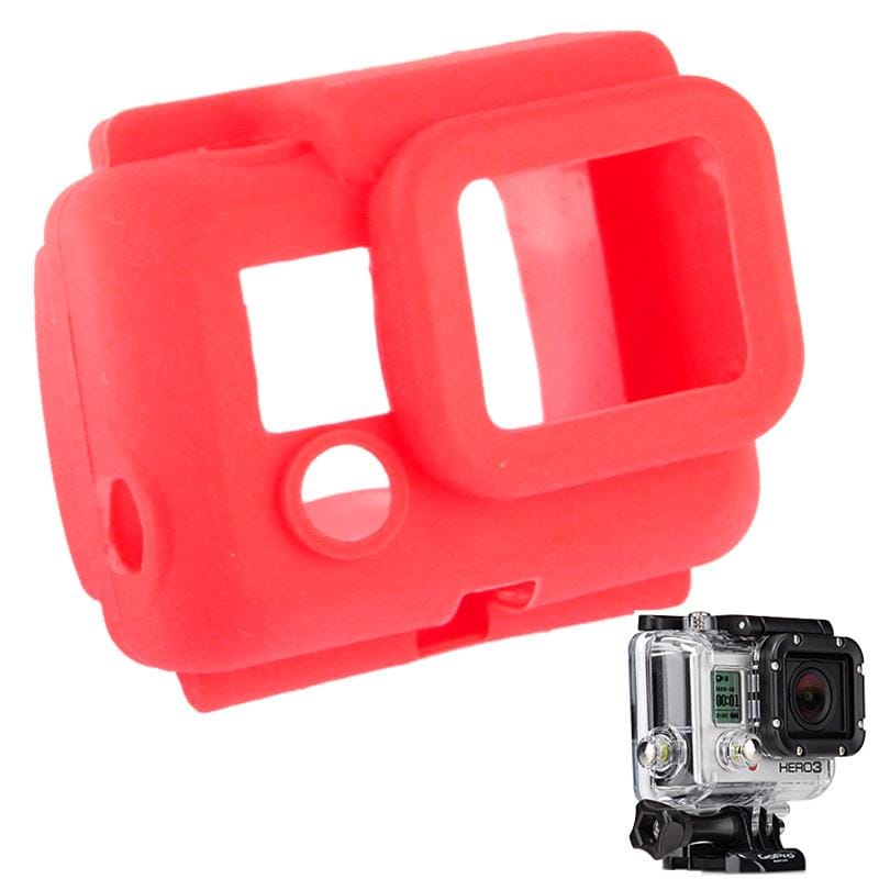 Protective Silicone Case for GoPro HERO3 (Red)