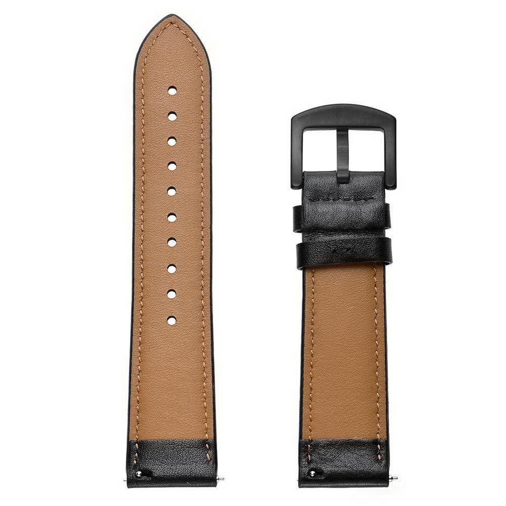For Apply Samsung Galaxy Watch Active 20mm Leather Eyelet Sport Strap (Army Green)