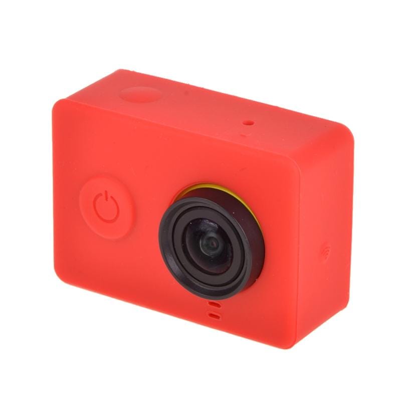 Silicone Gel Protective Case for Xiaomi Yi Sport Camera (Red)