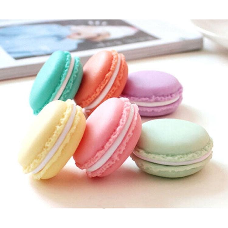 2 PCS Fashionable Macaron Storage Box  Jewelry Ring Box (Yellow)
