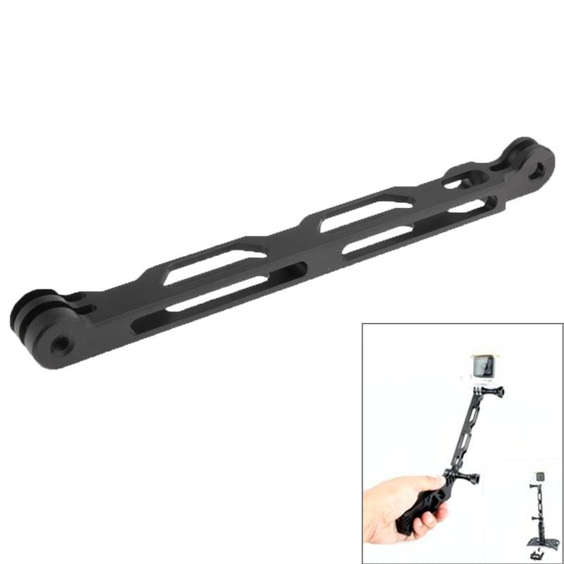 TMC CNC Aluminum Extender for GoPro Hero 4 / 3+ / 3, Length: 16cm (Black)