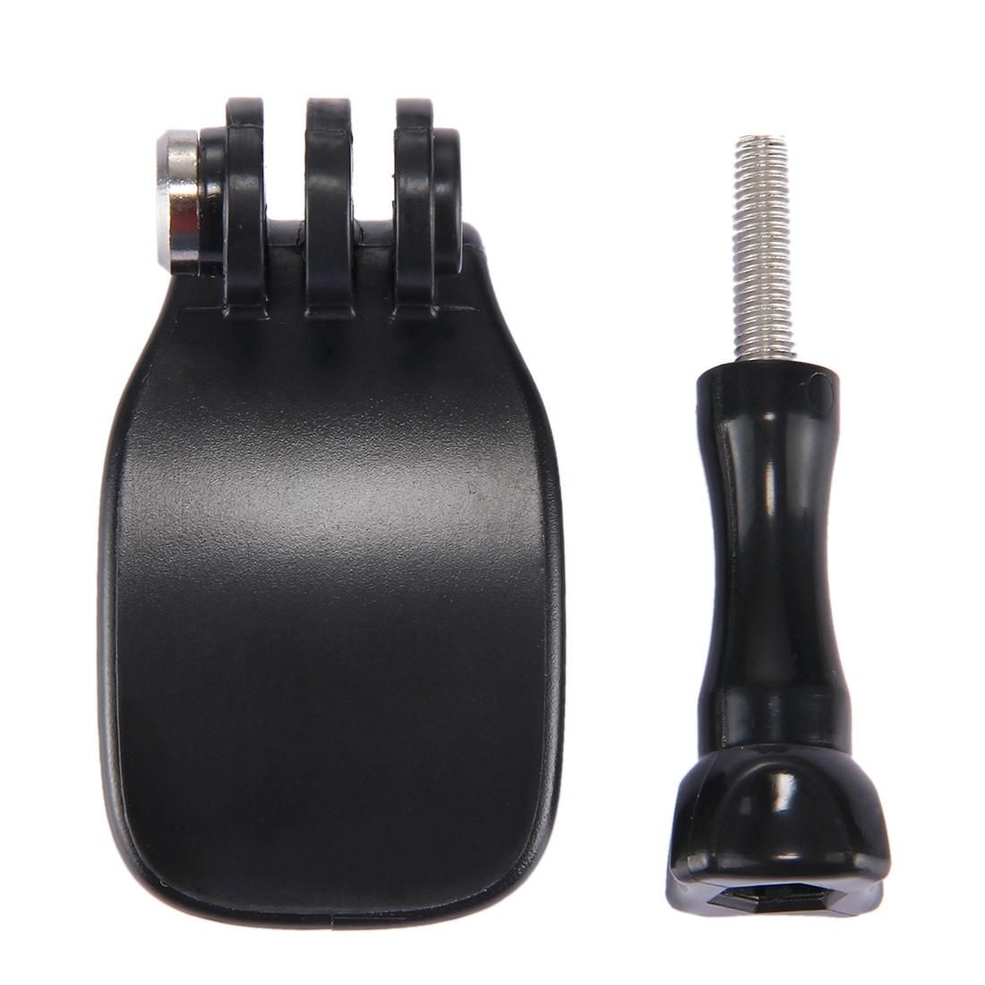 TMC Head Quickclip for GoPro  NEW HERO /HERO6   /5 Session /5 /4 Session /4 /3+ /3 /2 /1, Other Sport Cameras (Black)