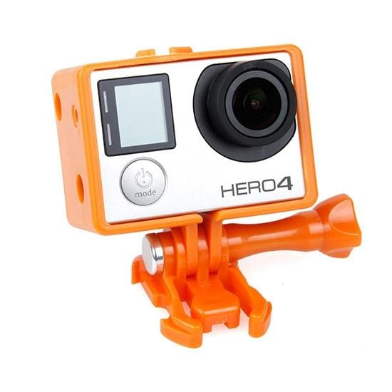 TMC BacPac Frame Mount Housing Case for GoPro HERO4 /3+ /3 (Orange)