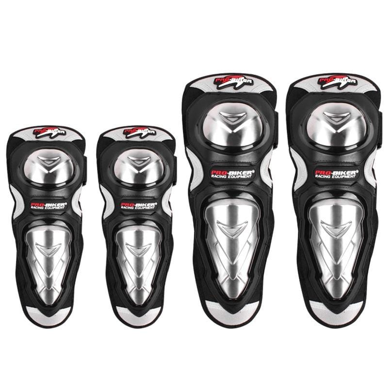 PRO-BIKER HX-P19 Cross Country Leggings Motorcycle Protective Gear Stainless Steel Knee Pads Elbow