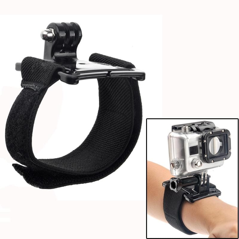 Diving Housing Case Wrist Strap for GoPro  NEW HERO /HERO6   /5 /5 Session /4 Session /4 /3+ /3 /2 /1, Xiaoyi and Other Action Cameras, ST-98 (Black)