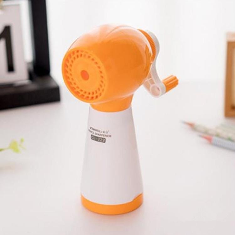 Fully Automatic Pen Sharpener Three-stage Adjustment Manual Pen Sharpener (Orange)