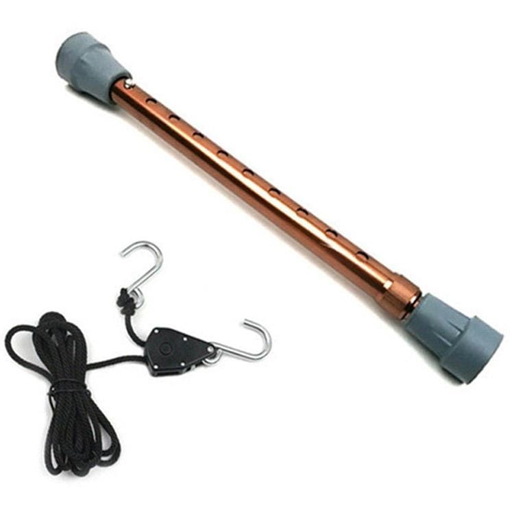 Automobile Sheet Metal Depression Repair Auxiliary Tool Hood Support Rod (Bronze And Rope)