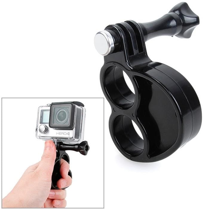 TMC HR273 Gen2  Fingers Grip with Thumb Screw for GoPro  NEW HERO /HERO6   /5 /5 Session /4 Session /4 /3+ /3 /2 /1, Xiaoyi and Other Action Cameras (White)