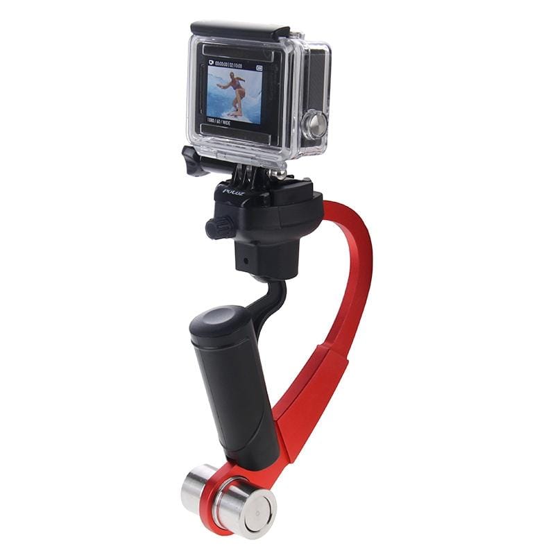 Aluminium Alloy Steadicam Handheld Stabilizer Steadicam Smoothee Camera Mount for GoPro HREO4 /3+ /3 /2 /1 Digital Cameras (Red)