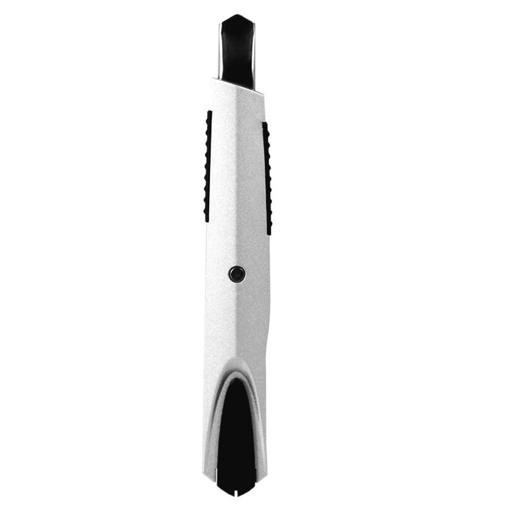3 PCS Deli 2056 Small Utility Knife Zinc Alloy Knife Shell Small Paper Cutter High Carbon Steel Sharper
