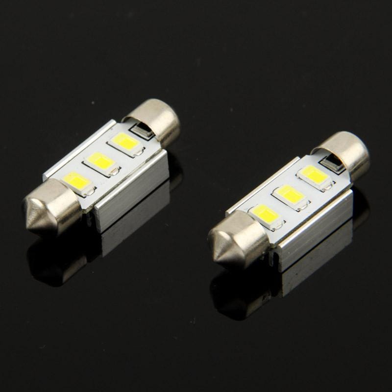 36mm White 3 LED 5630 SMD CANBUS Car Signal Light Bulb (Style1)