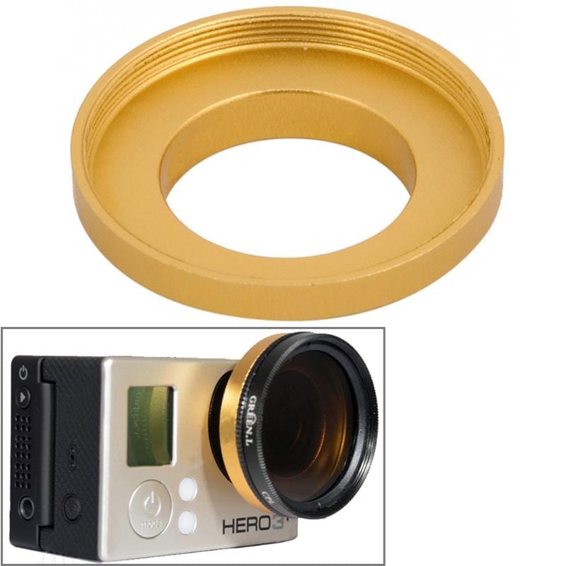 37mm Aluminum Alloy UV Lens Filter Ring Adapter for GoPro HERO 4 / 3+ / 3, ST-122 (Style1)