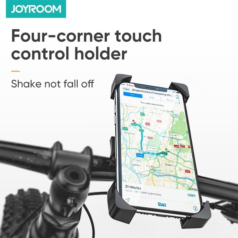 JOYROOM JR-OK5 Mobile Phone Holder Phone Bracket for Motorcycle / Bicycles (Black)