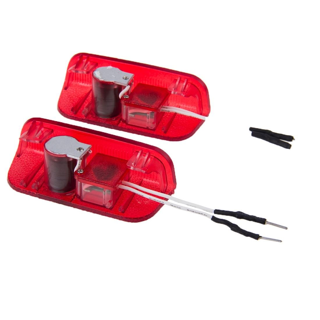 Car Door LED Laser Welcome Decorative Light for VW, LED Laser VW Logo (Red)