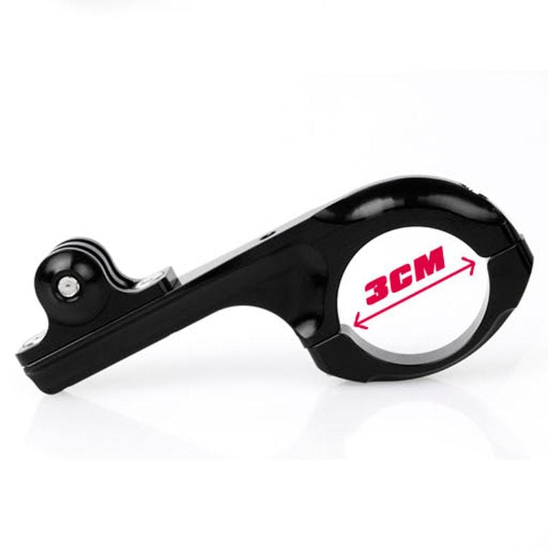 ST-86 Bike Aluminum Handlebar Bar Adapter Pro Mount for GoPro  NEW HERO /HERO6   /5 Session /5 /4 Session /4 /3+ /3 /2 /1, Xiaoyi Sport Cameras (Black)