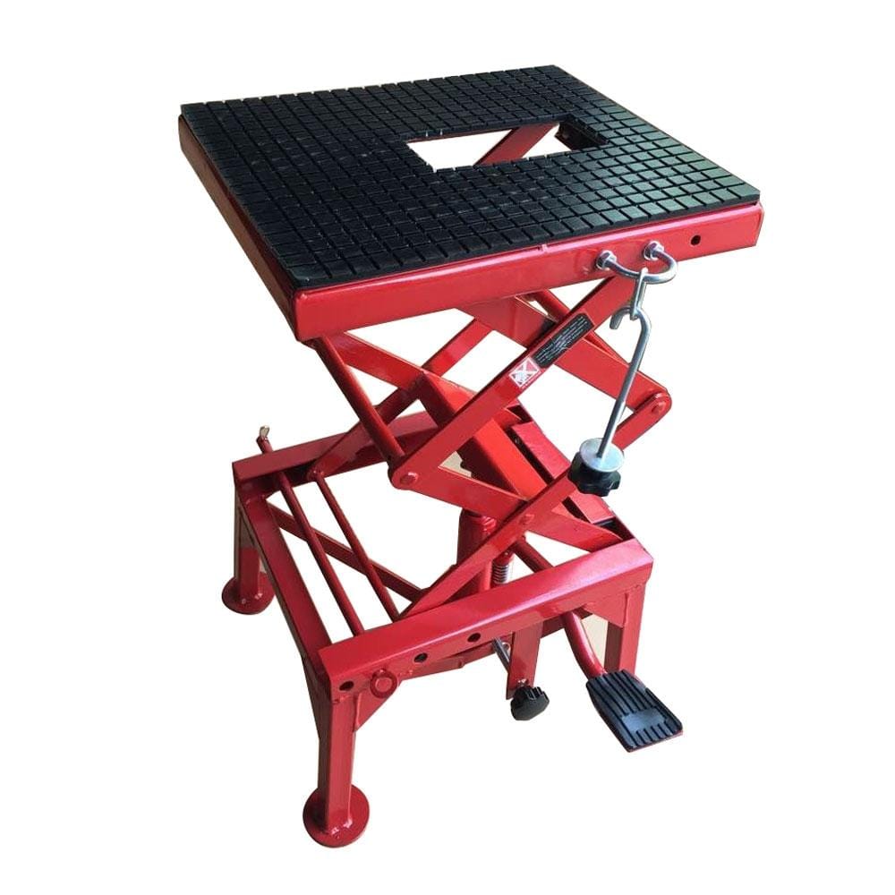 Steel Scissor Lifting Adjustable Platform for Motorcycle, Load-bearing: 300lbs