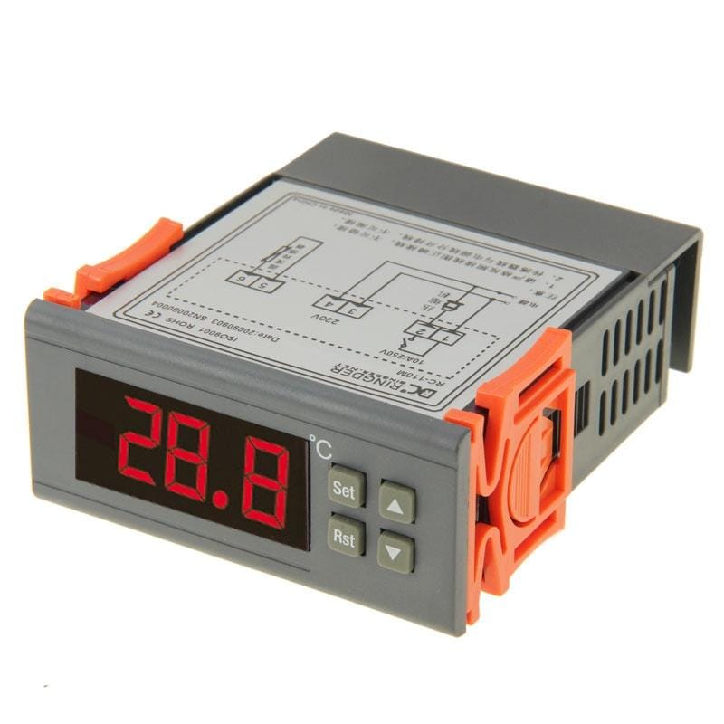 RC-110M Digital LCD Temperature Controller Thermocouple Thermostat Regulator with Sensor Termometer, Temperature Range: -40 to 110 Degrees Celsius