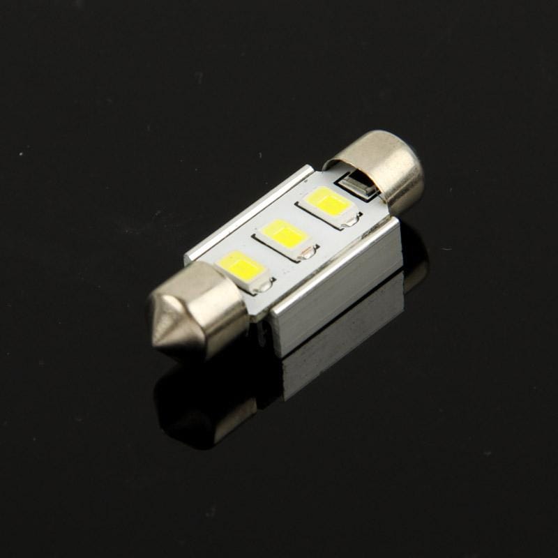 36mm White 3 LED 5630 SMD CANBUS Car Signal Light Bulb (Style1)